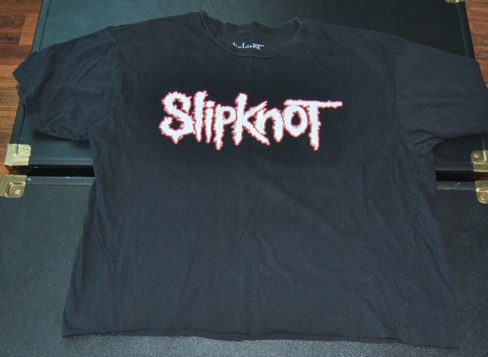 Slipknot Large Black Crop Top